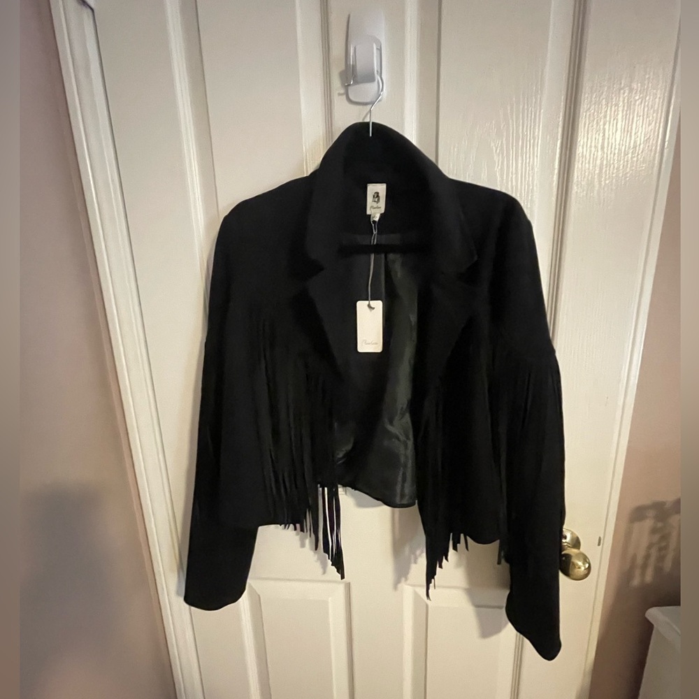 Soft Fringe Jacket